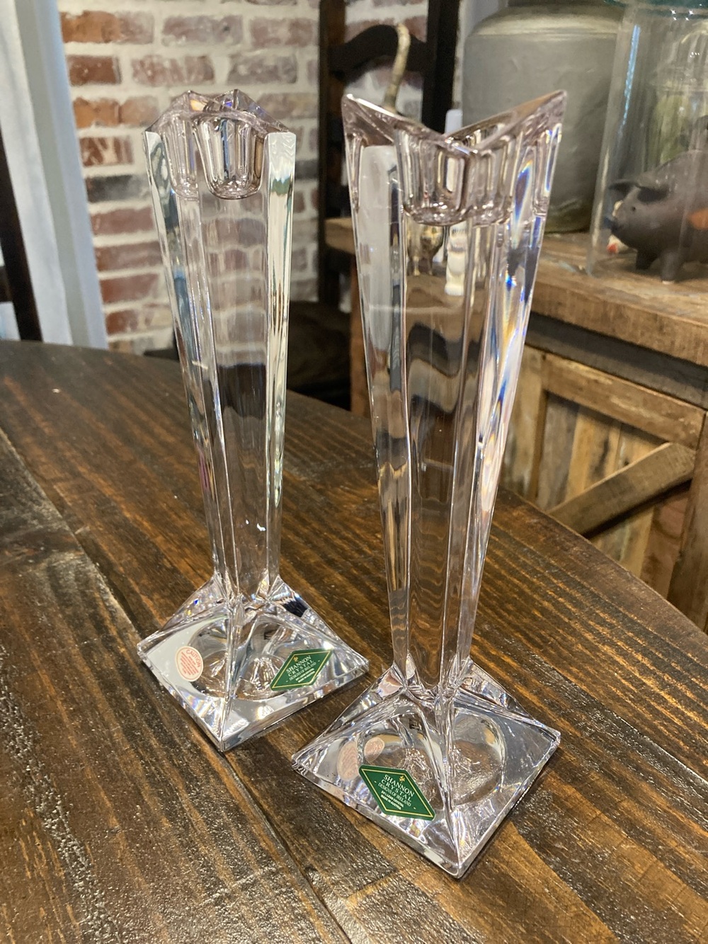 New Crystal Candle Holders by SHANNON